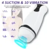 Suction Vibrating Male Masturbators Cup F09005R - Image 4