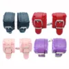 SM Pink Ankle Cuffs with Fleece - Image 3