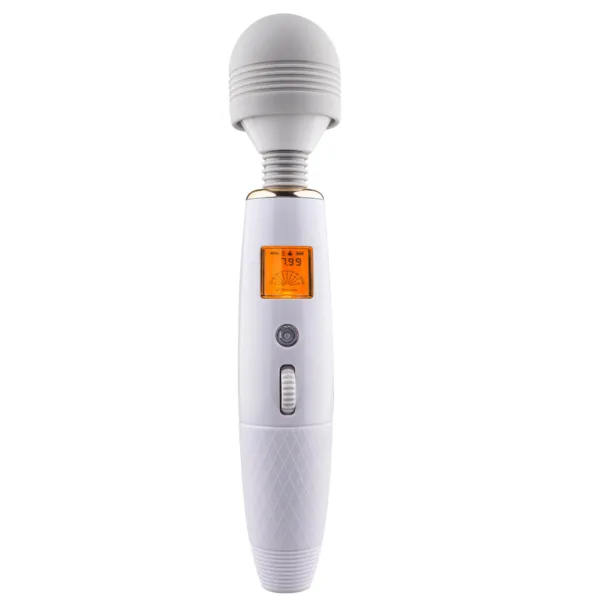 Vibrating Massage Wand - Intelligent Heating and LCD Display - Image 4