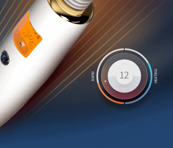 Vibrating Massage Wand - Intelligent Heating and LCD Display - Image 6