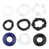 Stay Hard Beaded Cockrings-Black with beads - Image 3