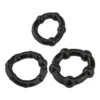 Stay Hard Beaded Cockrings-Black with beads - Image 2