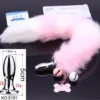 S&M Fox Tail Anal Plug - Smooth - Image 2