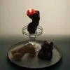 Luxury 42°C Red-Tone Nude Candle for Sensual Play - Image 2