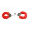 Red Faux Fur Handcuffs