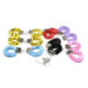 Red Faux Fur Handcuffs - Image 5