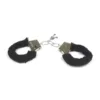 Black Faux Fur Handcuffs
