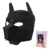 Black Dog Play Hood for Role-Playing