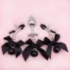 Black Bell Nipple Clamps and Butt Plug Set - Image 7