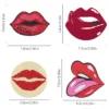 Red Lip Nipple Stickers - Image 2