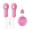 ROSELEX Silicone Nipple Clamps - Rechargeable, Peach Pink - Image 6