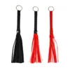 Black Whip with Metal Rings - Image 4